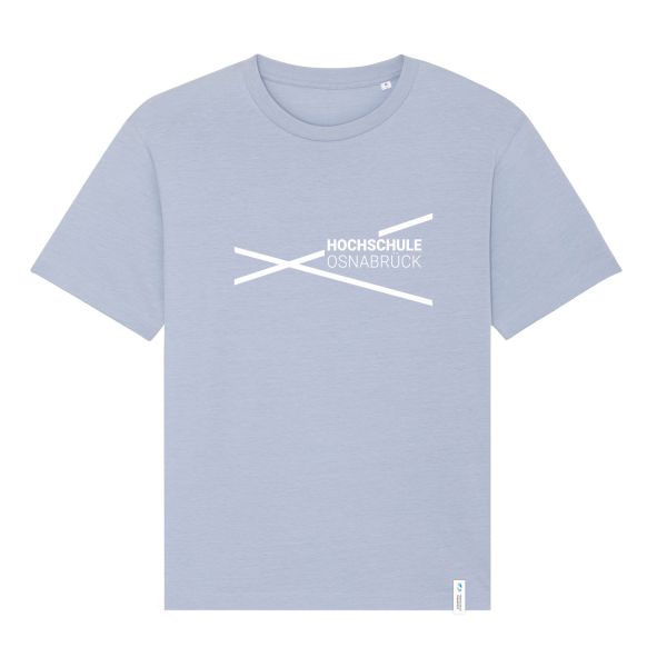 Unisex Organic T-Shirt, serene blue, modern