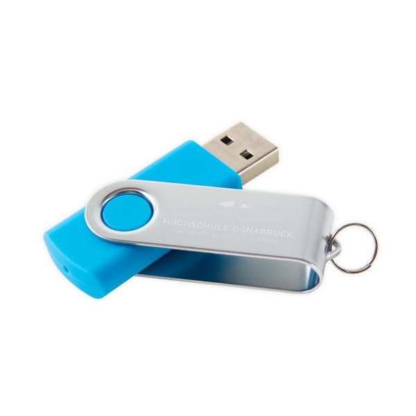 USB Stick, blue, corporate