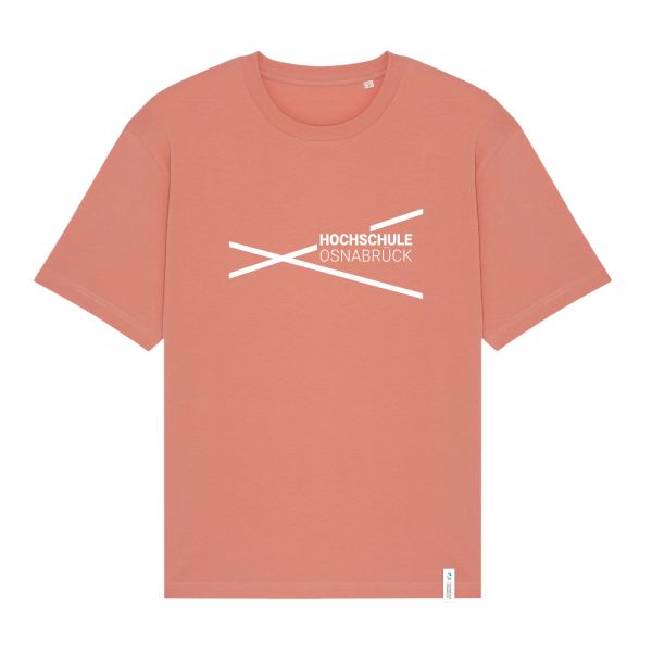 Unisex Organic T-Shirt, rose clay, modern