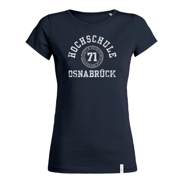 Damen Organic T-Shirt, navy, college