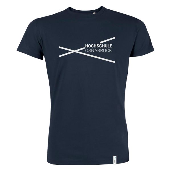 Herren Organic T-Shirt, navy, modern
